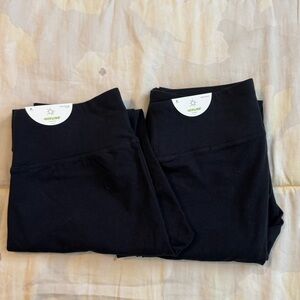 OFFLINE by Aerie Leggings Sz M Regular Rise 1regular 1short 2 pairs Black